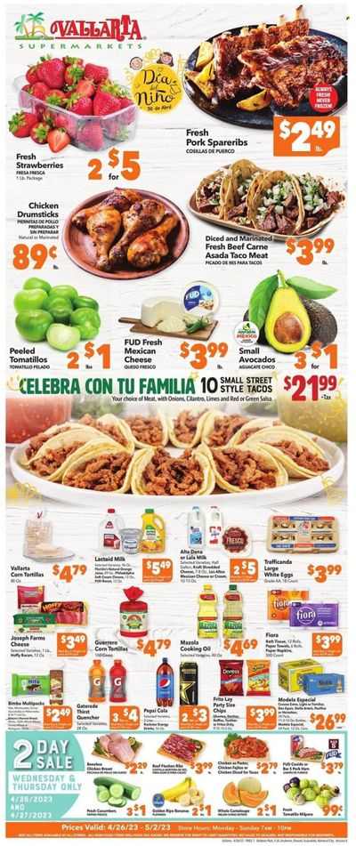 Vallarta (CA) Weekly Ad Flyer Specials April 26 to May 2, 2023