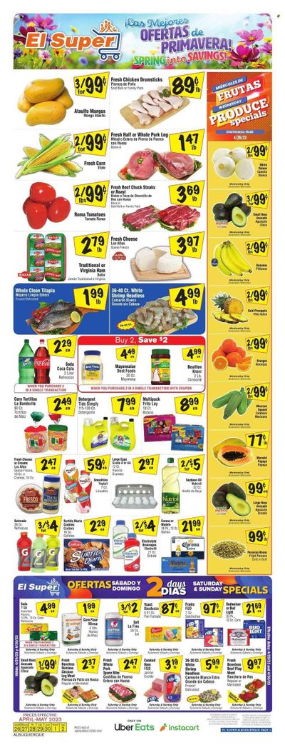El Super (NM) Weekly Ad Flyer Specials April 26 to May 2, 2023