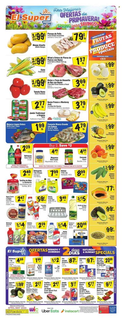 El Super (CA) Weekly Ad Flyer Specials April 26 to May 2, 2023