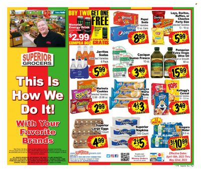 Superior Grocers (CA) Weekly Ad Flyer Specials April 18 to May 22, 2023