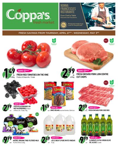 Coppa's Fresh Market Flyer April 27 to May 3