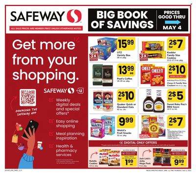 Safeway (DC, MD) Weekly Ad Flyer Specials April 14 to May 4, 2023