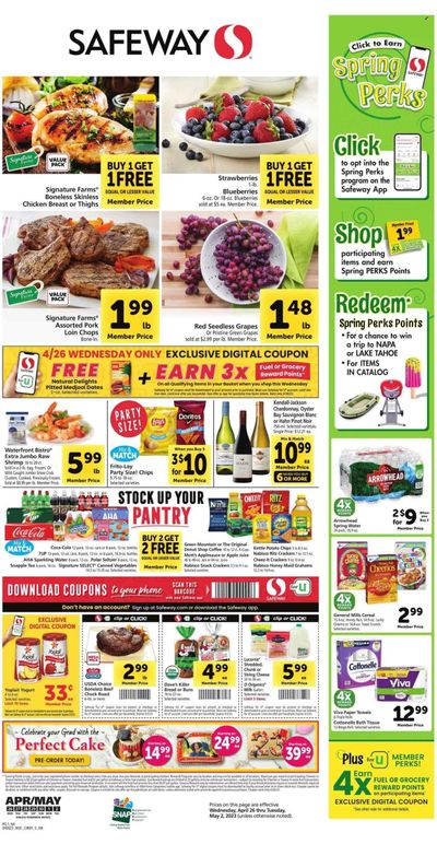 Safeway (NV) Weekly Ad Flyer Specials April 26 to May 2, 2023