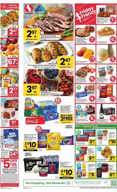 Safeway (OR, WA) Weekly Ad Flyer Specials April 26 to May 2, 2023