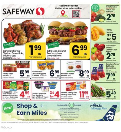 Safeway (AK) Weekly Ad Flyer Specials April 26 to May 2, 2023