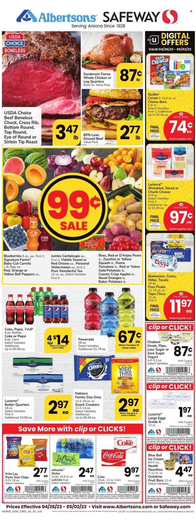 Safeway (AZ) Weekly Ad Flyer Specials April 26 to May 2, 2023