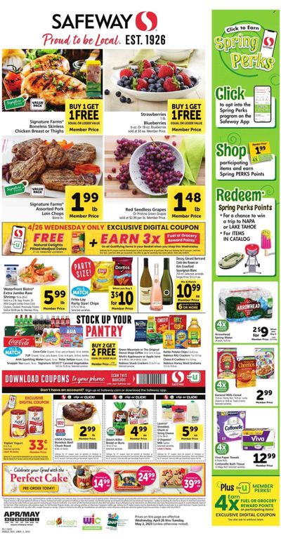 Safeway (CA) Weekly Ad Flyer Specials April 26 to May 2, 2023