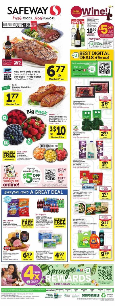Safeway (CO) Weekly Ad Flyer Specials April 26 to May 2, 2023