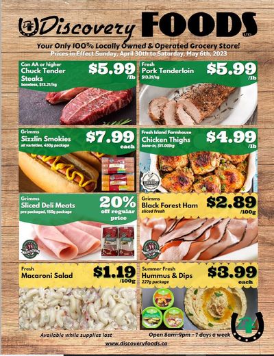 Discovery Foods Flyer April 30 to May 6