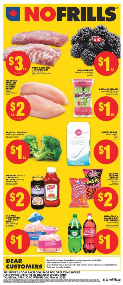 No Frills (ON) Flyer April 30 to May 6