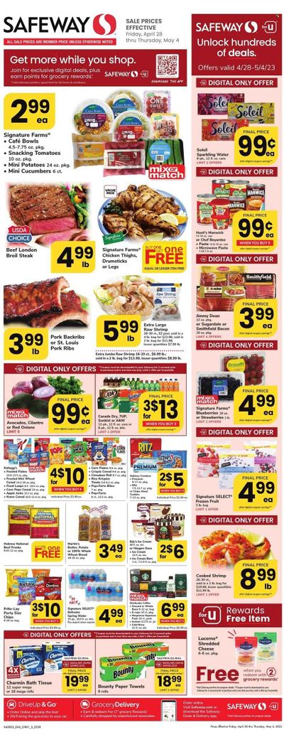 Safeway (MD) Weekly Ad Flyer Specials April 28 to May 4, 2023