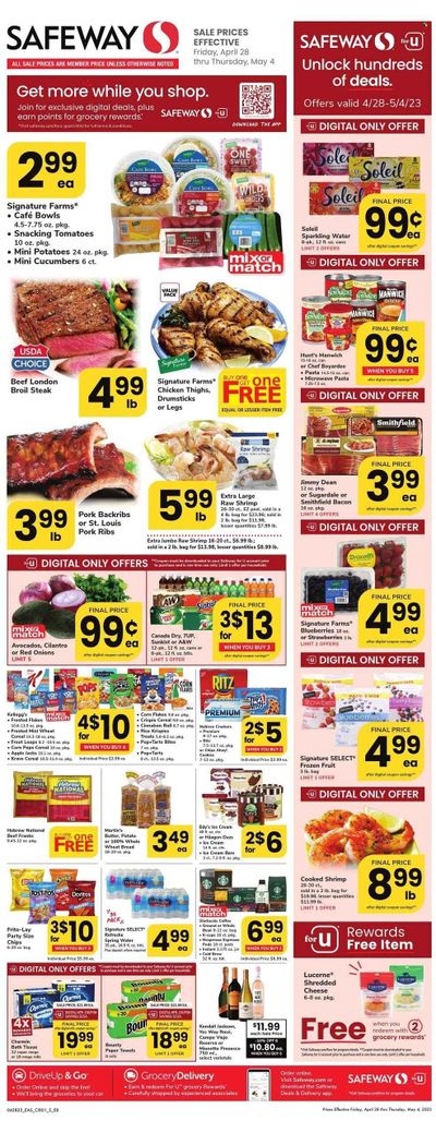Safeway (MD) Weekly Ad Flyer Specials April 28 to May 4, 2023
