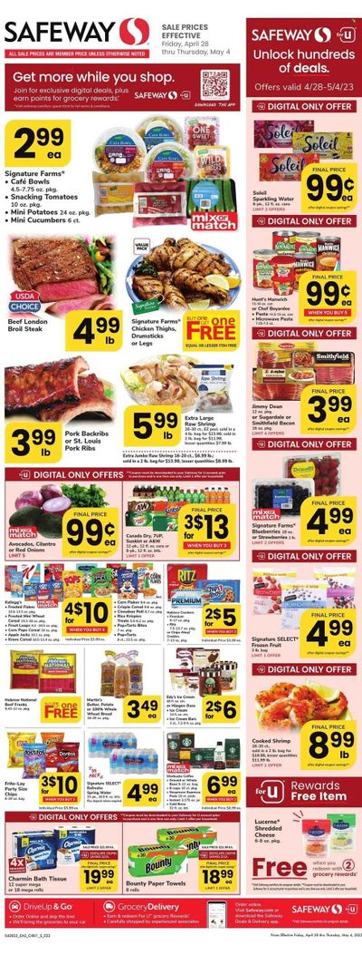 Safeway (MD) Weekly Ad Flyer Specials April 28 to May 4, 2023