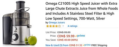 Amazon Canada Deals: Save 40% on High Speed Juicer + 25% on Pack ‘N Play Playard + 40% on 2-Up Step Stool + More Deals