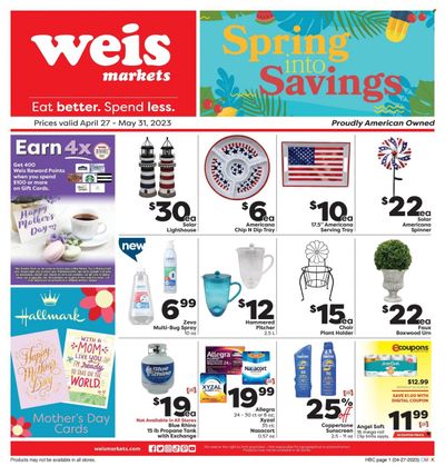Weis (MD, NY, PA) Weekly Ad Flyer Specials April 27 to May 31, 2023