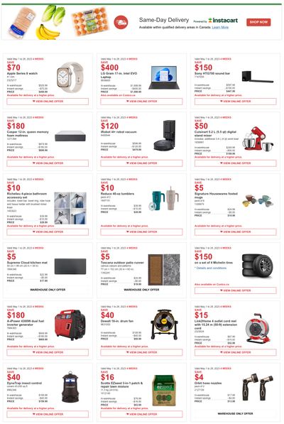 Costco (BC, AB, SK & MB) Weekly Savings May 1 to 28