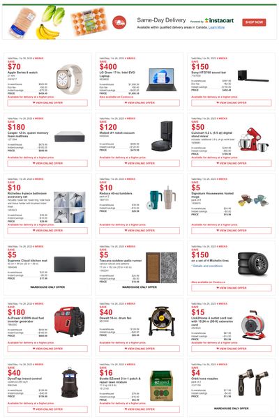 Costco (QC) Weekly Savings May 1 to 28