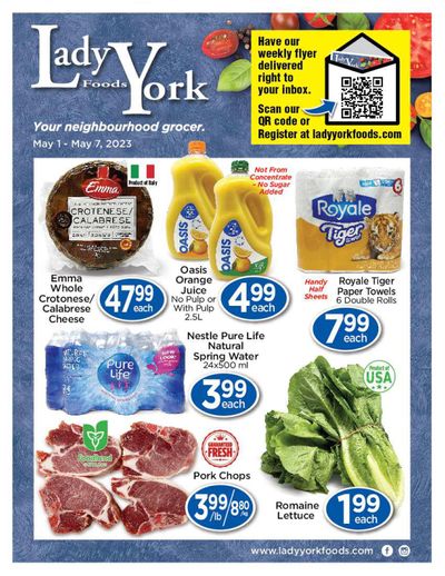 Lady York Foods Flyer May 1 to 7