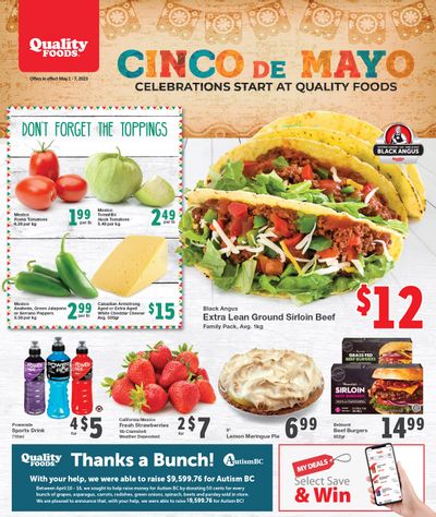 Quality Foods Flyer May 1 to 7