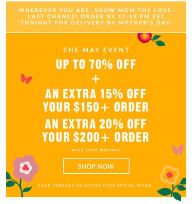 Coach Outlet Canada May Event: Save up to 70% off + EXTRA 15% – 20% with Coupon Code + More Offers