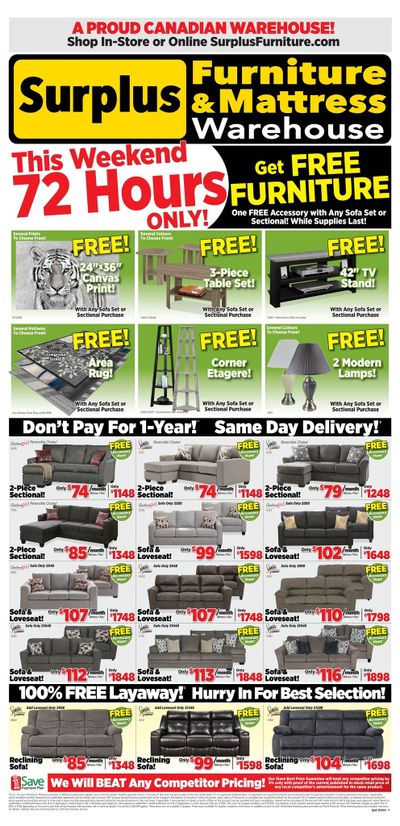 Surplus Furniture & Mattress Warehouse (Sydney) Flyer May 1 to 7