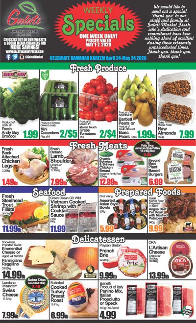 Galati Market Fresh Flyer May 1 to 7