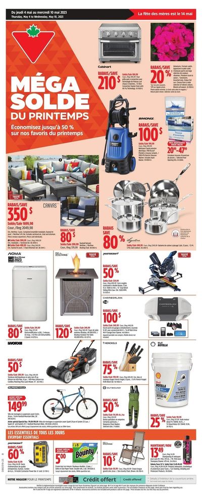 Canadian Tire (QC) Flyer May 4 to 10