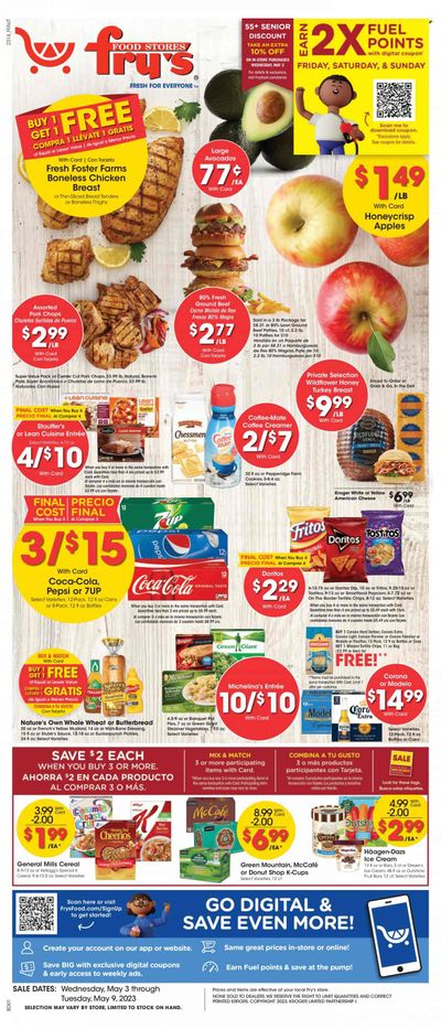 Fry’s (AZ) Weekly Ad Flyer Specials May 3 to May 9, 2023