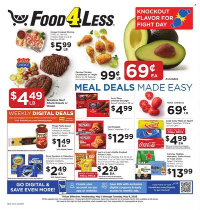 Food 4 Less (IL) Weekly Ad Flyer Specials May 3 to May 9, 2023