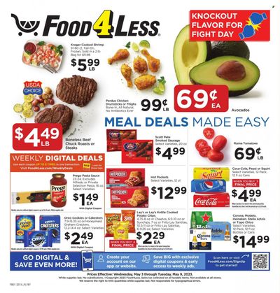 Food 4 Less (IN) Weekly Ad Flyer Specials May 3 to May 9, 2023