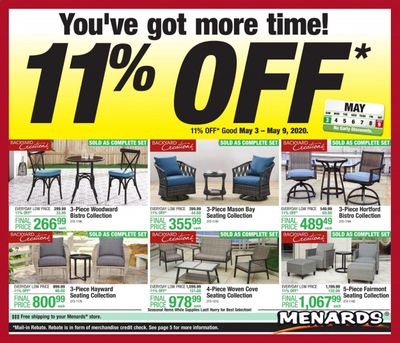 Menards Weekly Ad & Flyer May 3 to 9