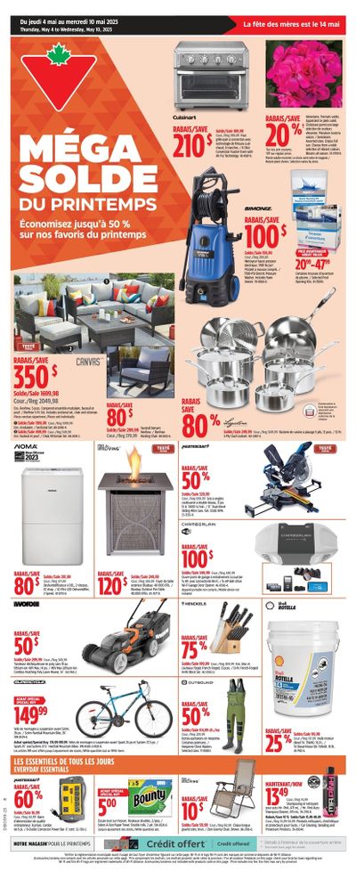 Canadian Tire (QC) Flyer May 4 to 10