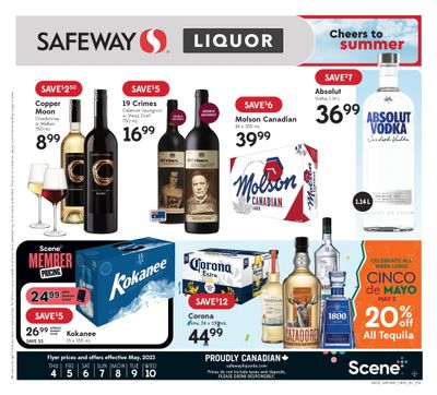 Safeway Liquor (BC) Flyer May 4 to 10