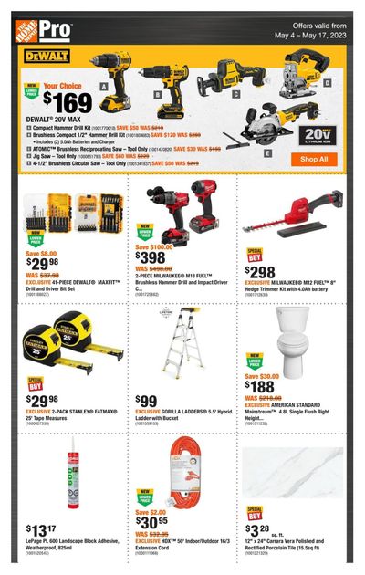 Home Depot (QC) Flyer May 4 to 17