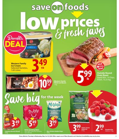 Save On Foods (BC) Flyer May 4 to 10