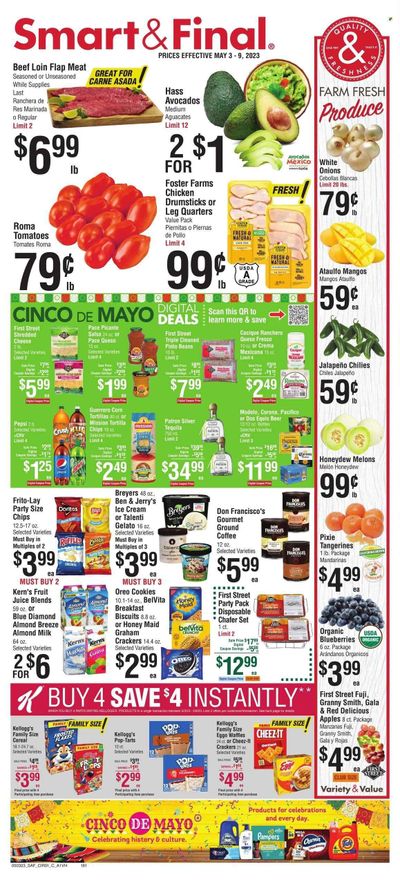 Smart & Final (CA) Weekly Ad Flyer Specials May 3 to May 9, 2023