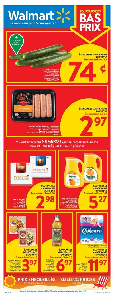 Walmart (QC) Flyer May 4 to 10