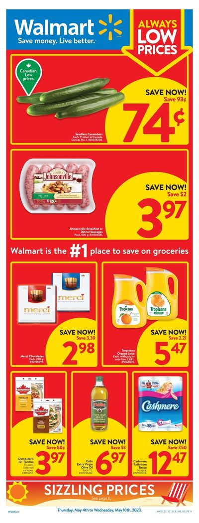 Walmart (Atlantic) Flyer May 4 to 10