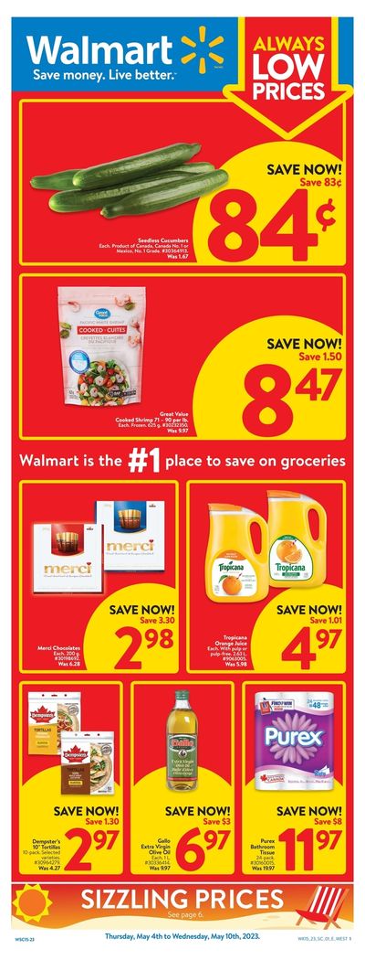 Walmart (West) Flyer May 4 to 10