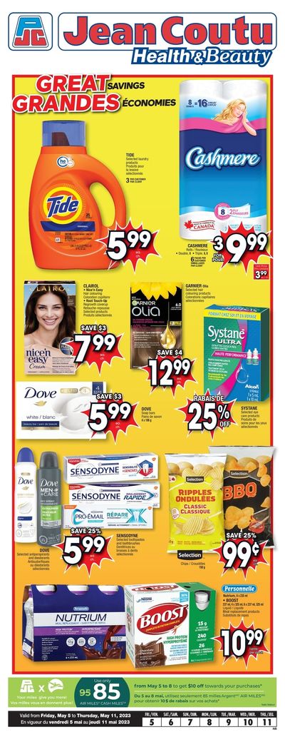 Jean Coutu (NB) Health & Beauty Flyer May 5 to 11