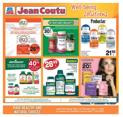 Jean Coutu (ON) Well-being Flyer May 5 to 11