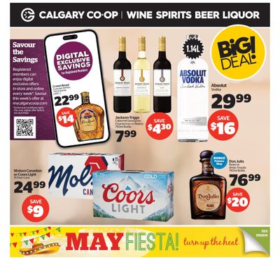 Calgary Co-op Liquor Flyer May 4 to 10