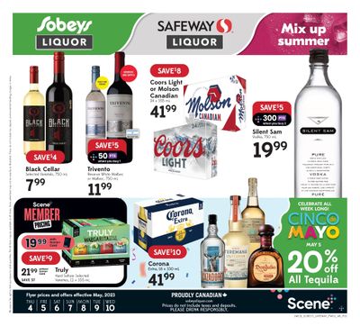 Sobeys/Safeway (AB) Liquor Flyer May 4 to 10