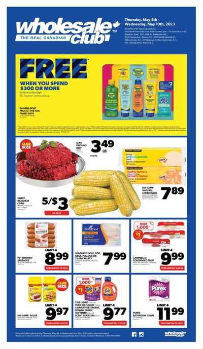 Real Canadian Wholesale Club May 4 to 10