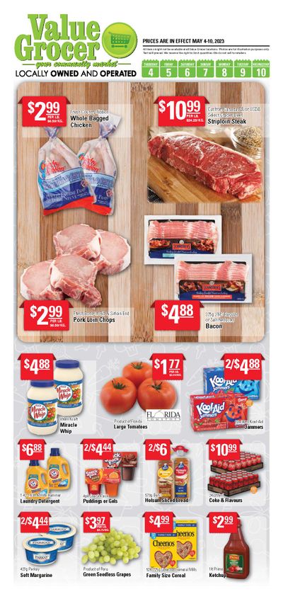 Value Grocer Flyer May 4 to 10