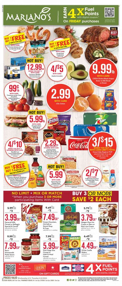 Mariano’s (IL) Weekly Ad Flyer Specials May 3 to May 9, 2023