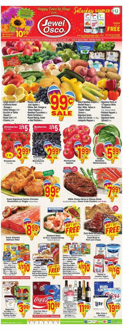 Jewel Osco (IN) Weekly Ad Flyer Specials May 3 to May 9, 2023