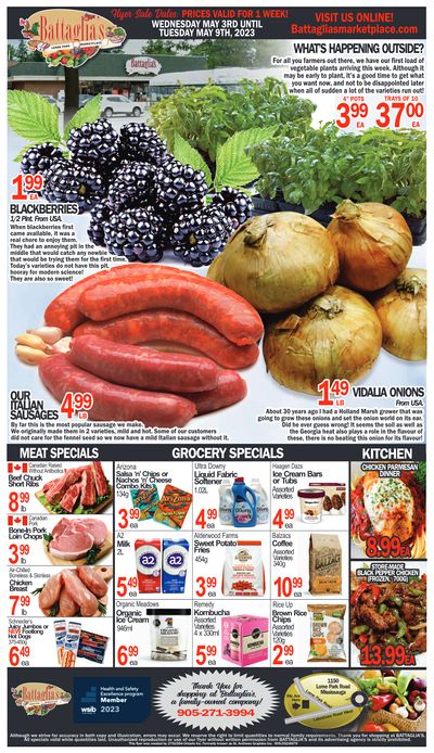 Battaglia's Marketplace Flyer May 3 to 9