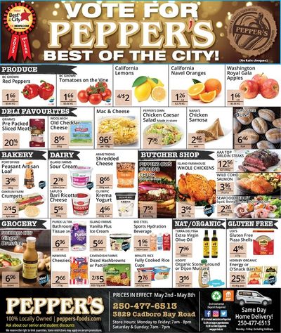 Pepper's Foods Flyer May 2 to 8