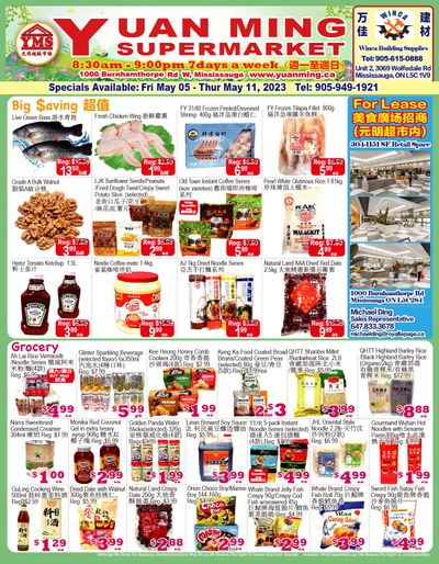 Yuan Ming Supermarket Flyer May 5 to 11